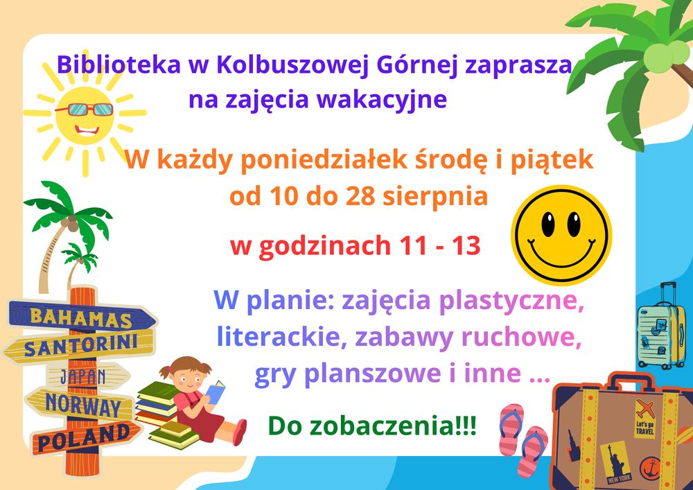 PLAKAT WAKACJE 2026